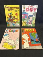 4 Vintage comic books