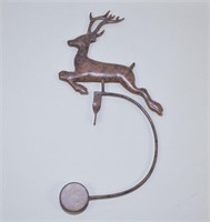 REINDEER WEATHER ORNAMENT, without stand.