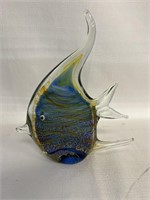 Glass angelfish, 9in tall