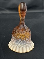 Fenton Chocolate Opalescent Glass Bell