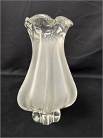 Frosted Art Glass Vase