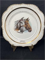 New Mexico souvenir plate with stand, 8 1/2in