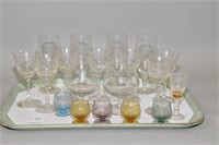 ASSORTED SMALL BARWARE - 19 pieces.