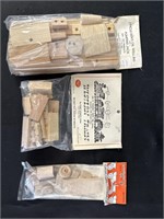 3 Wooden Car Kits