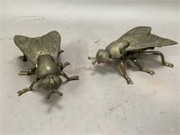 Brass Insect Ashtrays