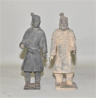 CERAMIC MODELS OF FIGURES FROM THE CHINESE