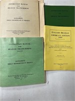 1959, 1967,1971, 1972, Braille Transcribing books