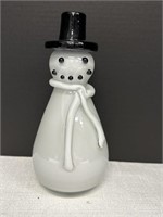 8 1/2 inch Glass Snowman