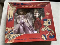 Walt Disney’s Pinocchio and the blue fairy dolls