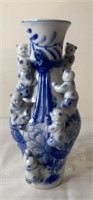 Hand Painted Chinese Porcelain Vase w/ Panda