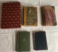 5 Antique/Vintage Books