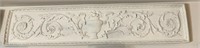 Plaster  Wall Plaque w/ Urn and Floral Design