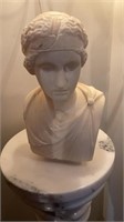 Saffo Alabaster Female Bust (very heavy)