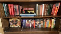 Box lot of Vintage Books & VHS Tapes