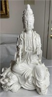 Vintage Gump’s Porcelain Kwan-Yin Statue 
good