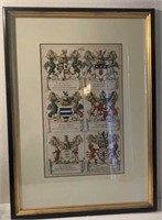 Vintage Coat of Arms Print 16” x 22”