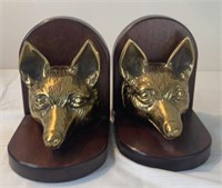 Vintage Thomas Blakemore Heavy Brass Fox Wolf