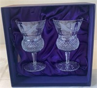 Pair of Edinburgh Crystal Goblets