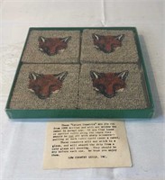 Low Country Guild Fox Carpet Coasters