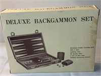 Vintage Deluxe Backgammon Set
