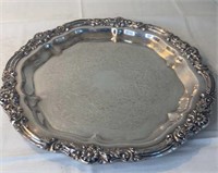 FB Rogers Silver Co Silver Plated Round Serving