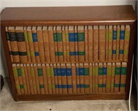 Antique Bookcase w/ Complete Set
