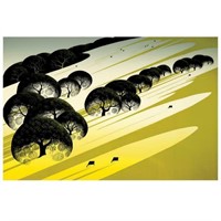 Eyvind Earle (1916-2000), "Cattle Country" Limited