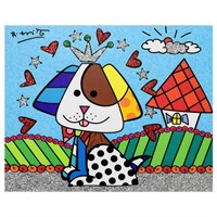 Britto, "To Jenna & Nick's Home" Hand Signed Limit