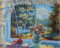 Alexander Borewko- Original Oil on Canvas "Sunny D
