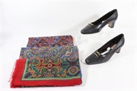 FX Leather Ladies Shoes & Scarf's