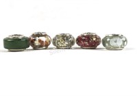 EVOLVE Sterling Murano Glass Beads for Bracelets