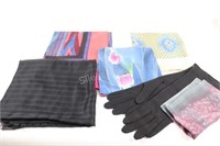Vintage Designer Silk & Cotton Gloves
