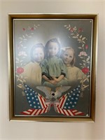 AMERICAN GIRLS FRAMED PICTURE