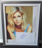 Heather Locklear Autographed Card with Photo