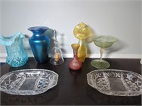Assortment of Glass and Art Glass Items