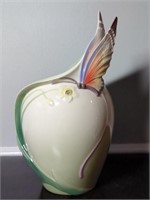 Franz Butterfly/Papillon Vase- 11"