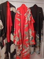 Lot of 3 Vintage Kimonos