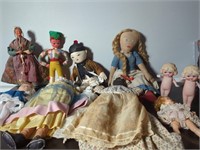 Lot of Antique Dolls