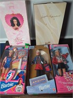 Lot of 5 Barbie Dolls in Original Boxes