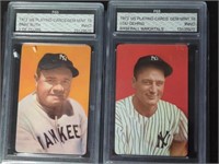 1973 Babe Ruth/Lou Gehrig Smithsonian Cards