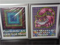 Pair of Acid Blotter Artworks