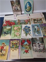 Collection of Antique Greetings Postcards