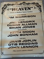 Rare 'Heaven' Iconic Artists Poster