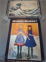 Pair of Art Exhibit Posters
