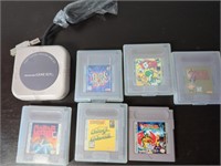 Vintage Nintendo Game boy with games