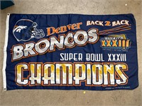 Broncos Super Bowl XXXIII Flag