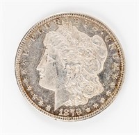 Coin Rare 1879-S Rev of '78, Morgan Choice Unc.