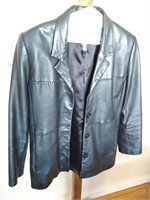 Style & Co Ladies Leather Jacket Petite Small