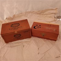 Cigar Box and Small Cedar Box