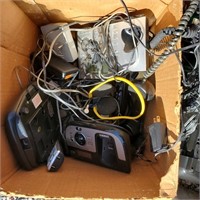 Box Lot - Cordless phones, cords, etc